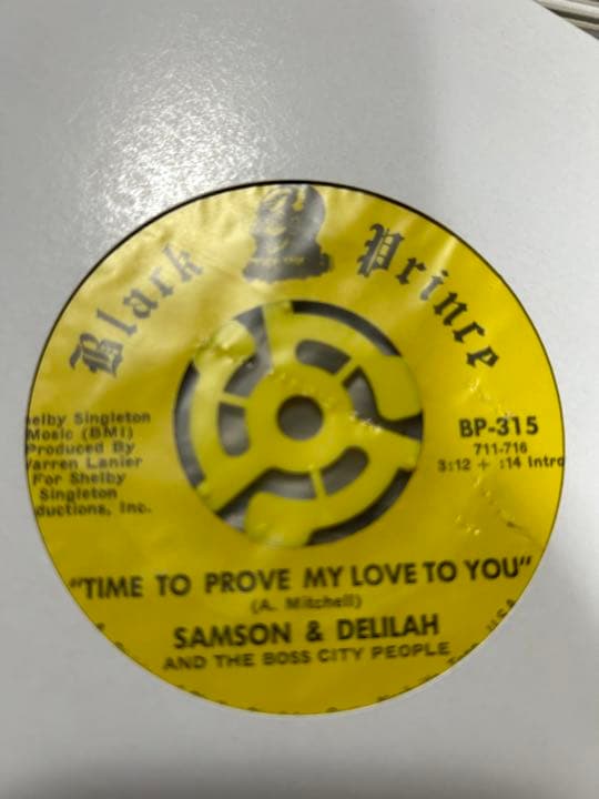 洋楽 Samson & Delilah Funk45 ORG