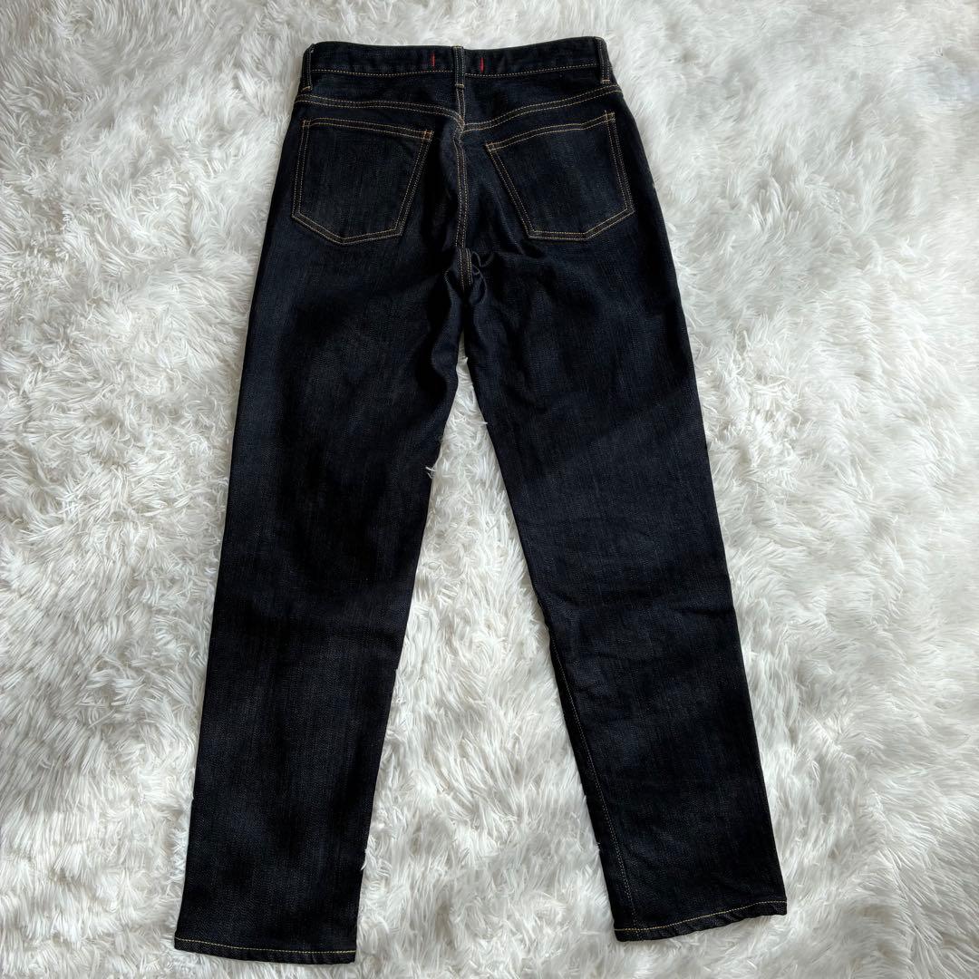 希少美品35周年✨️REDCARD カジュアル ストレッチ テーパードデニム 24