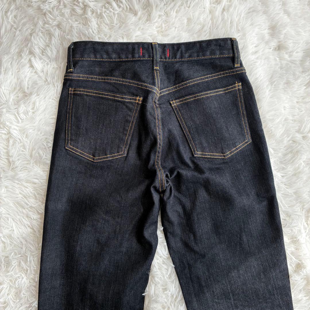 希少美品35周年✨️REDCARD カジュアル ストレッチ テーパードデニム 24