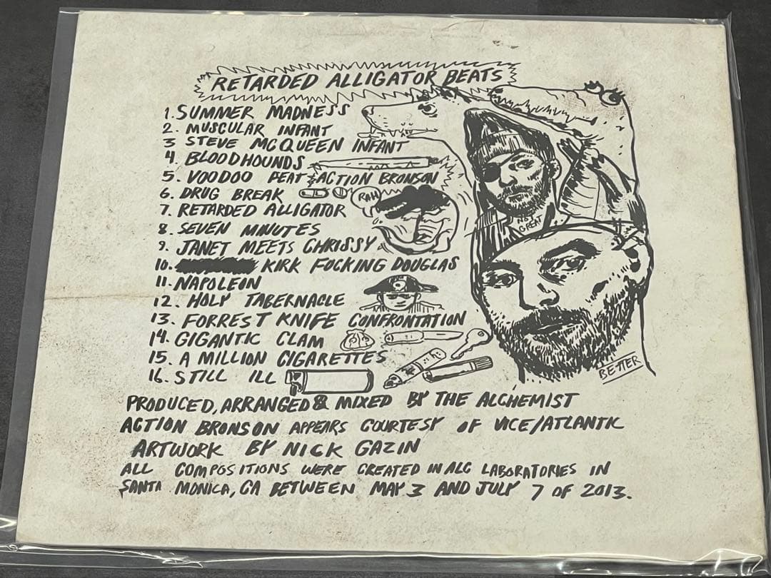 洋楽 The Alchemist / Retarded Alligator Beats