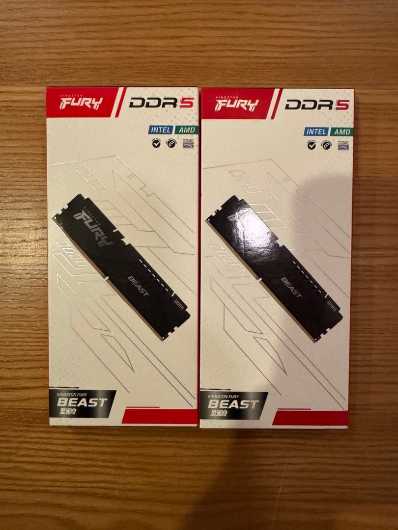 メモリー Kingston FURY Beast DDR5 32GB 16GBx2