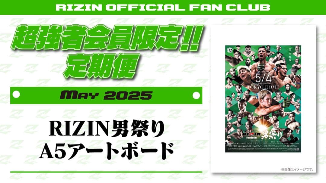 RIZIN アートボード 選手カード