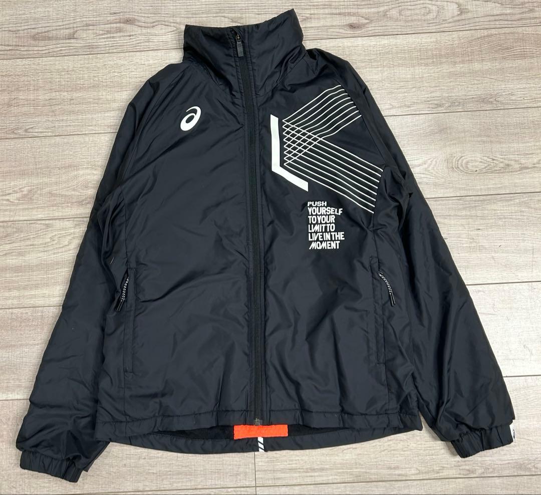 アシックス ウインドブレーカー M 上下 セットアップ asics 裏トリコット