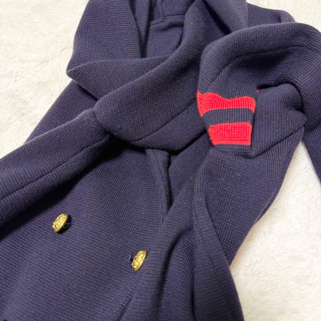 the rugged clothing ウールジャケット 金ボタン 紺 ワッペン