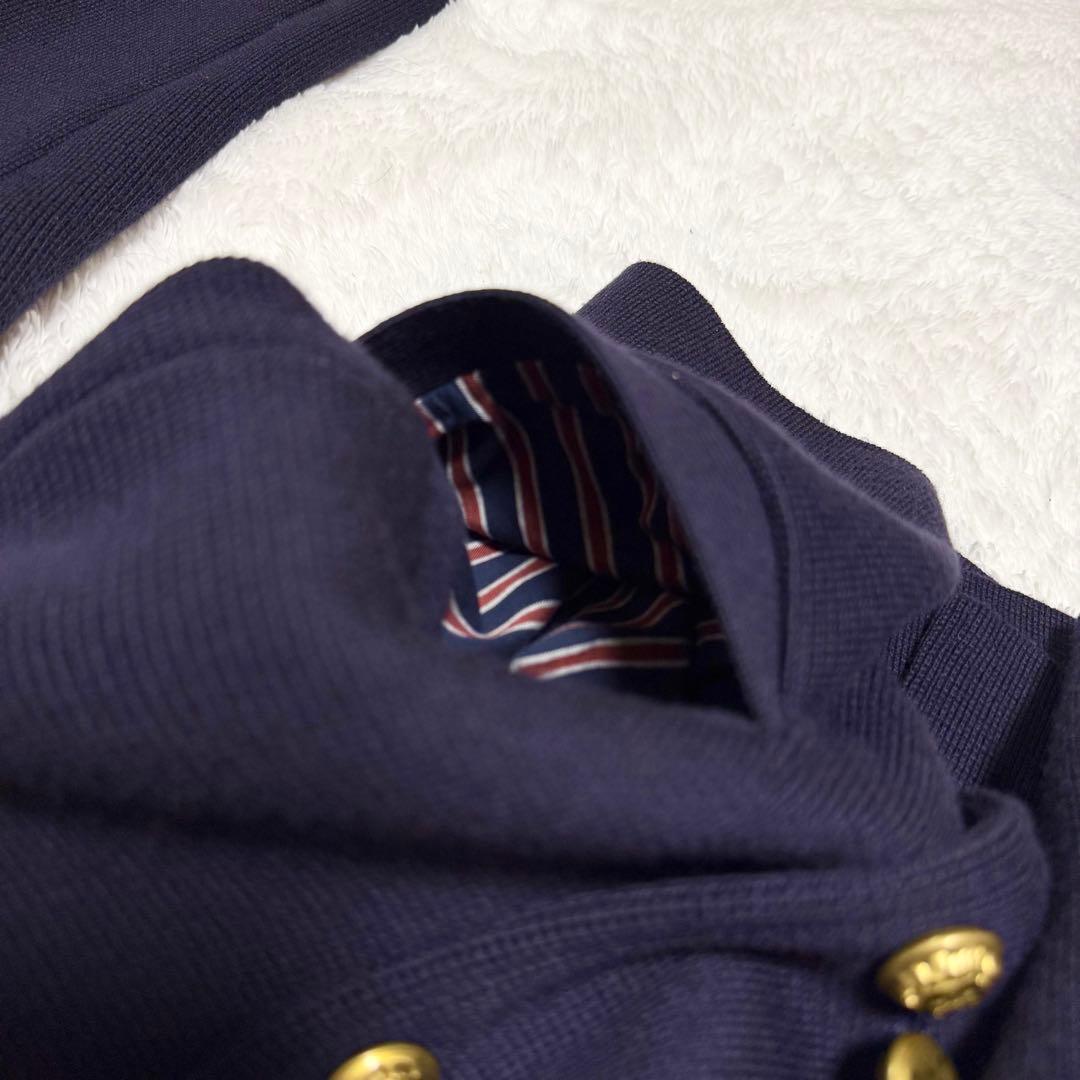 the rugged clothing ウールジャケット 金ボタン 紺 ワッペン