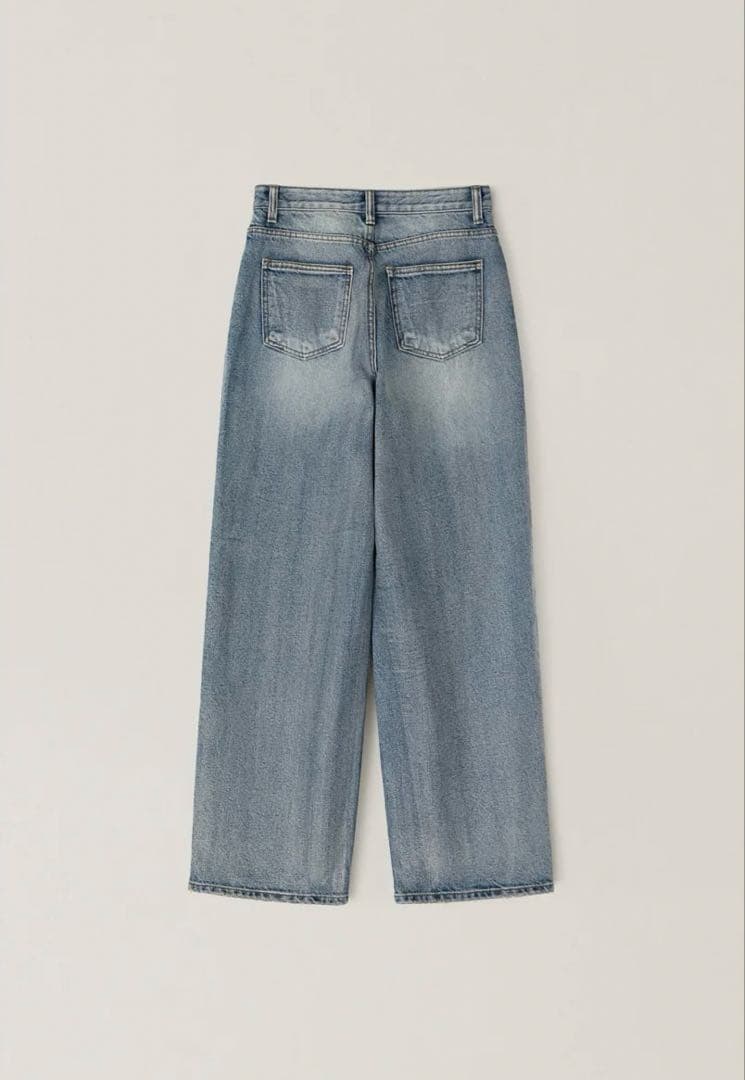 パンツ ohotoro Brushed wide jeans