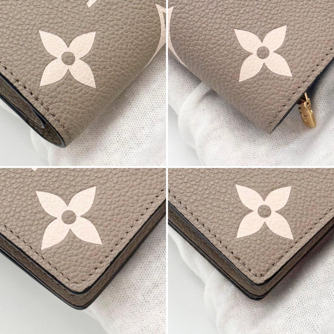 スピコ✨新品に近い 現行品✨ルイヴィトン アンプラント クレア 二つ折り