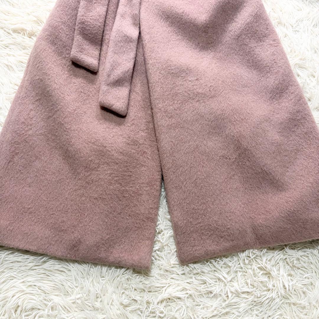 ✨美品✨ウィムガゼット　モヘヤ混ガウンコート　大草直子さん監修　ベルト付　日本製