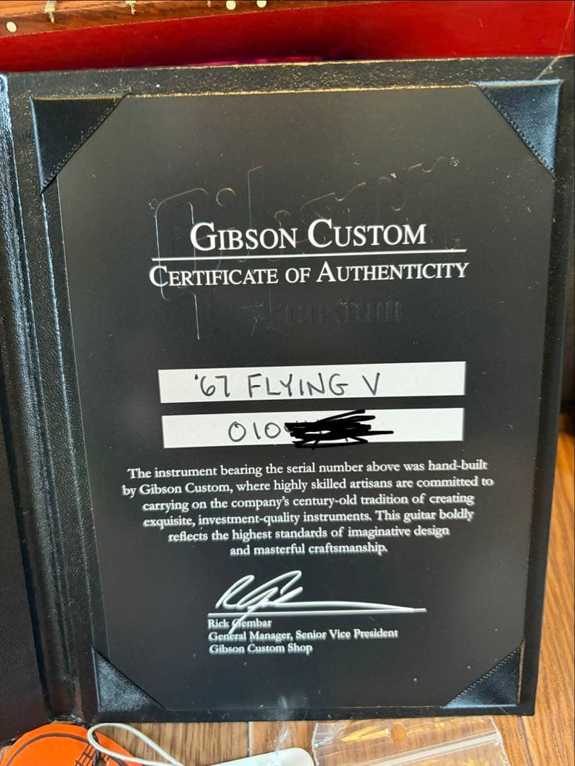 ギター Gibson Flying V 67 reissue maestro arm