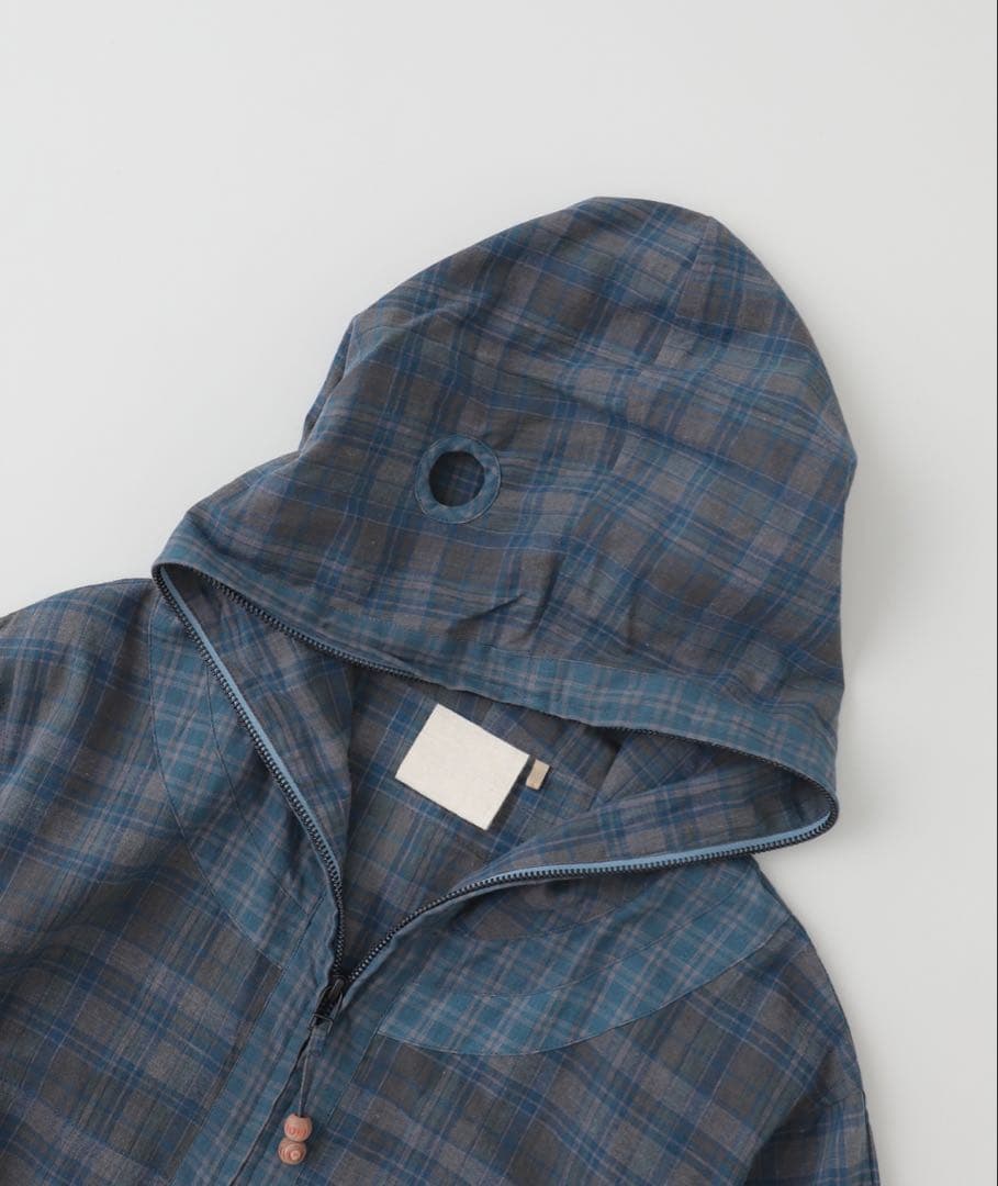 JIAN YE（ジェンイェ）の鬼 HOODIE（BLUE × BLUE）