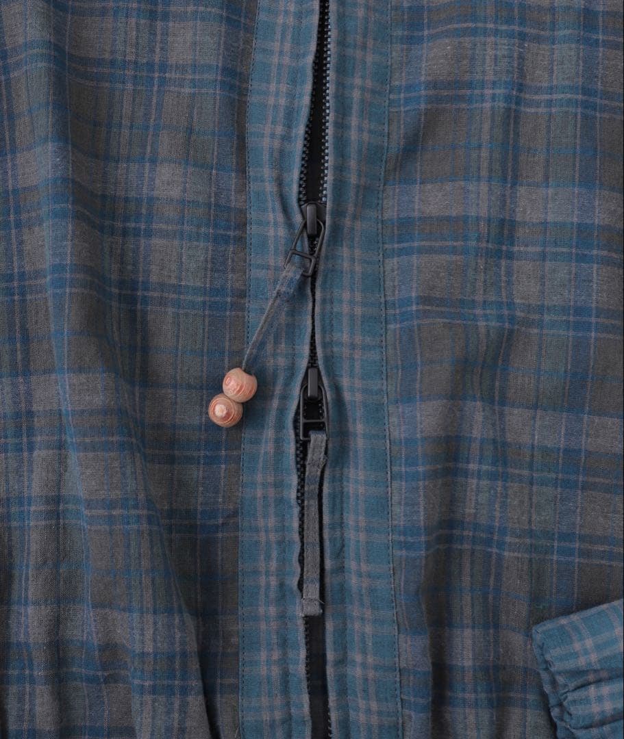 JIAN YE（ジェンイェ）の鬼 HOODIE（BLUE × BLUE）