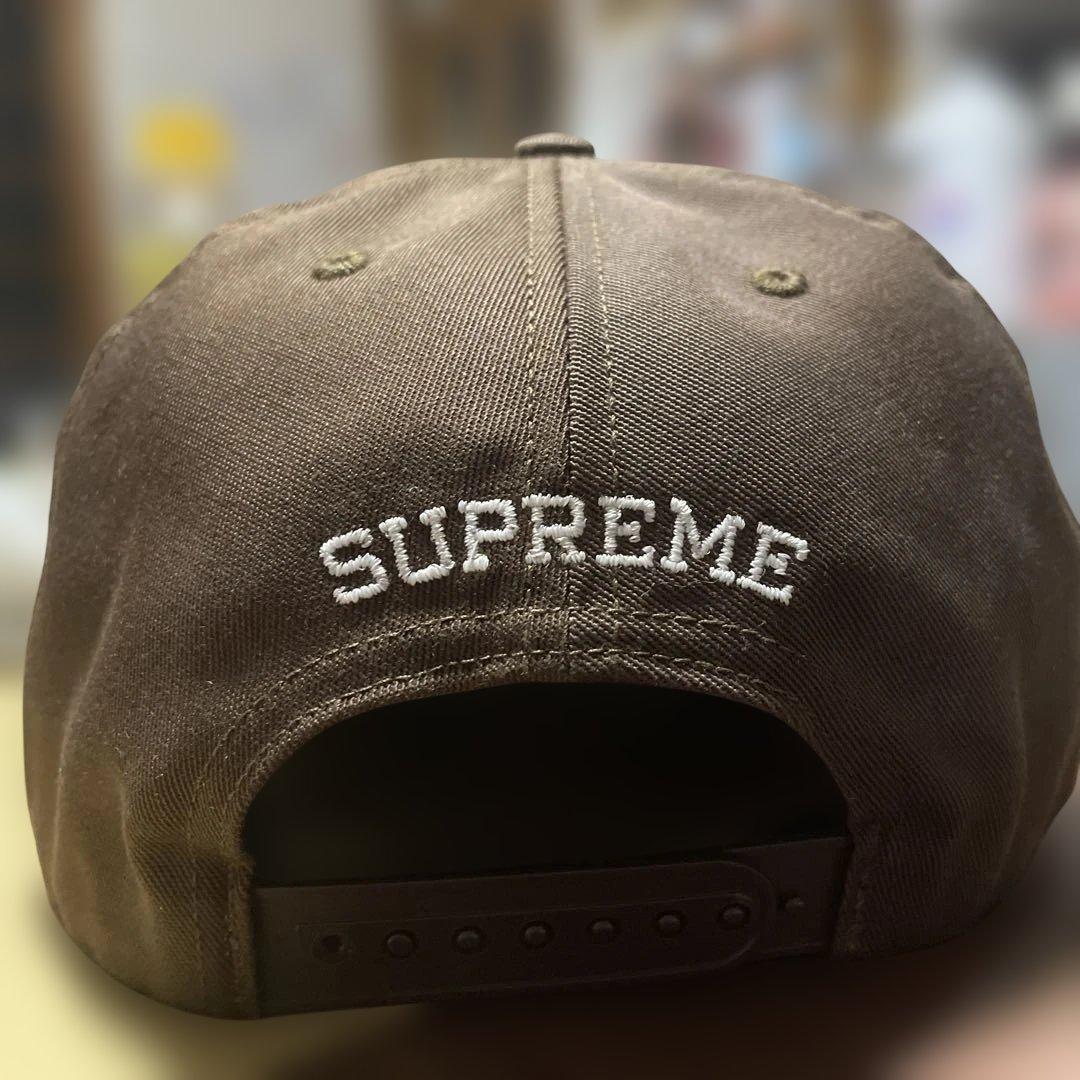 Supreme NEW YORK キャップ ブラウン