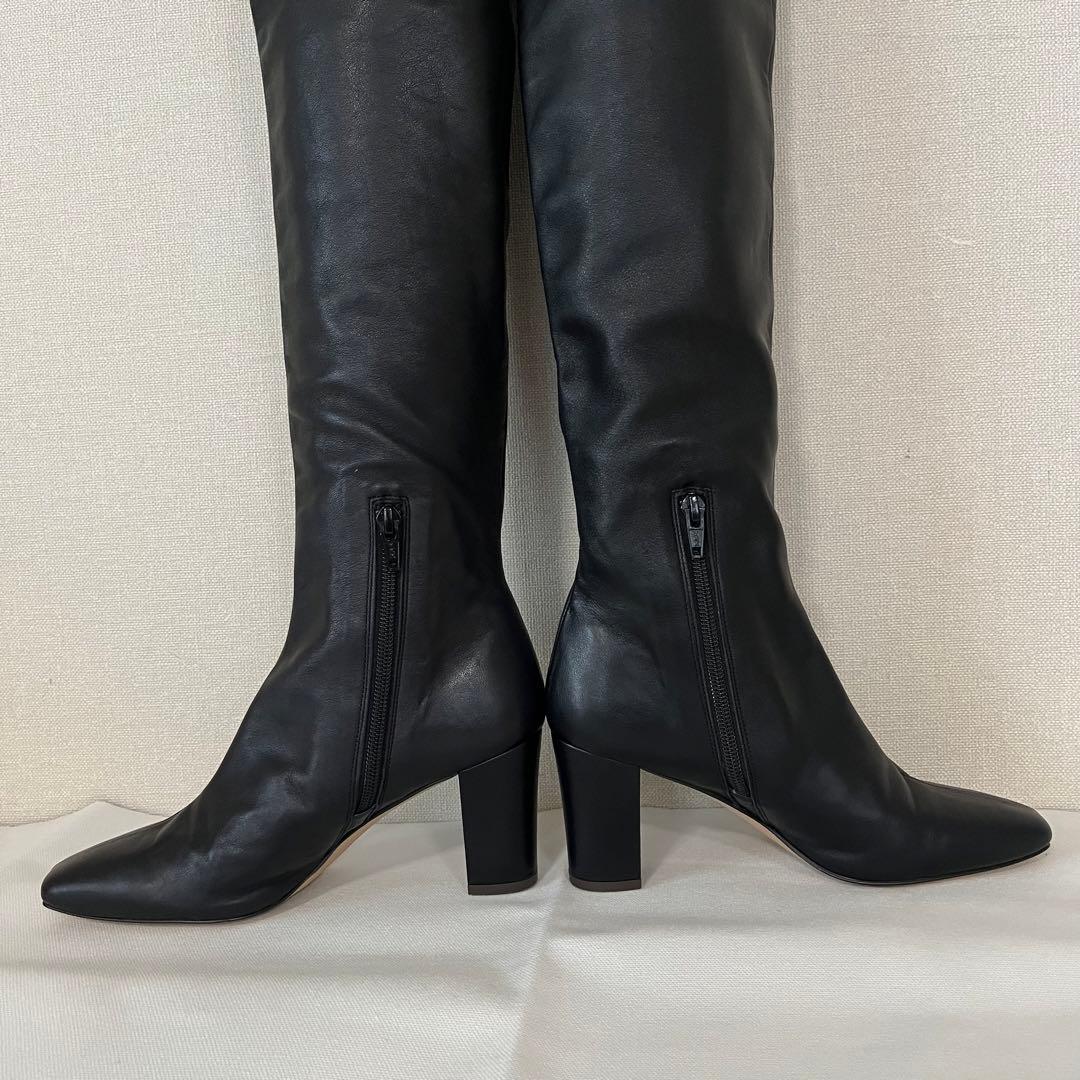 極美品【DIANA/ダイアナ】ニーハイブーツ ロングブーツ　ファスナー付き