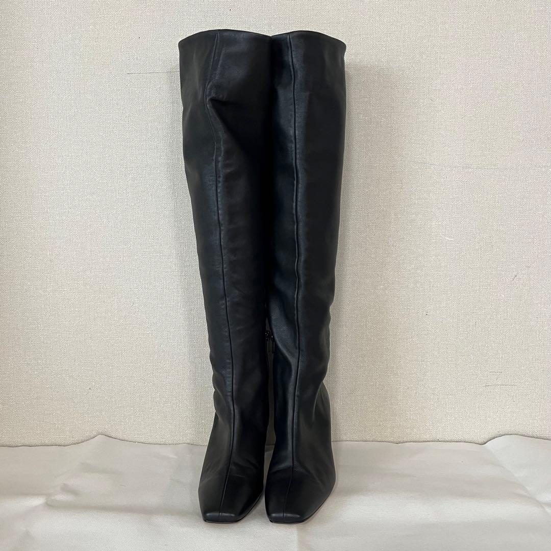 極美品【DIANA/ダイアナ】ニーハイブーツ ロングブーツ　ファスナー付き