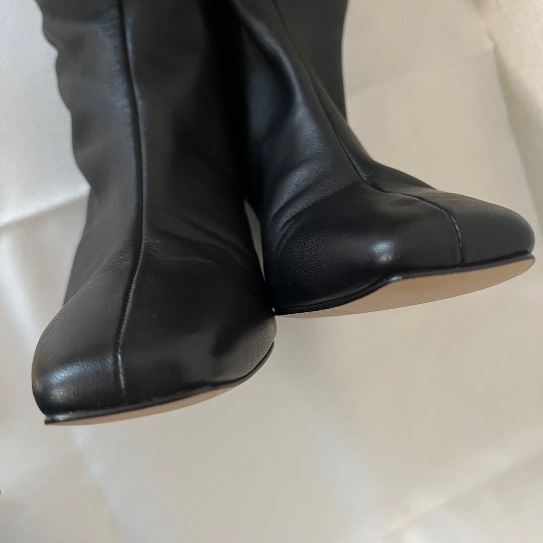 極美品【DIANA/ダイアナ】ニーハイブーツ ロングブーツ　ファスナー付き