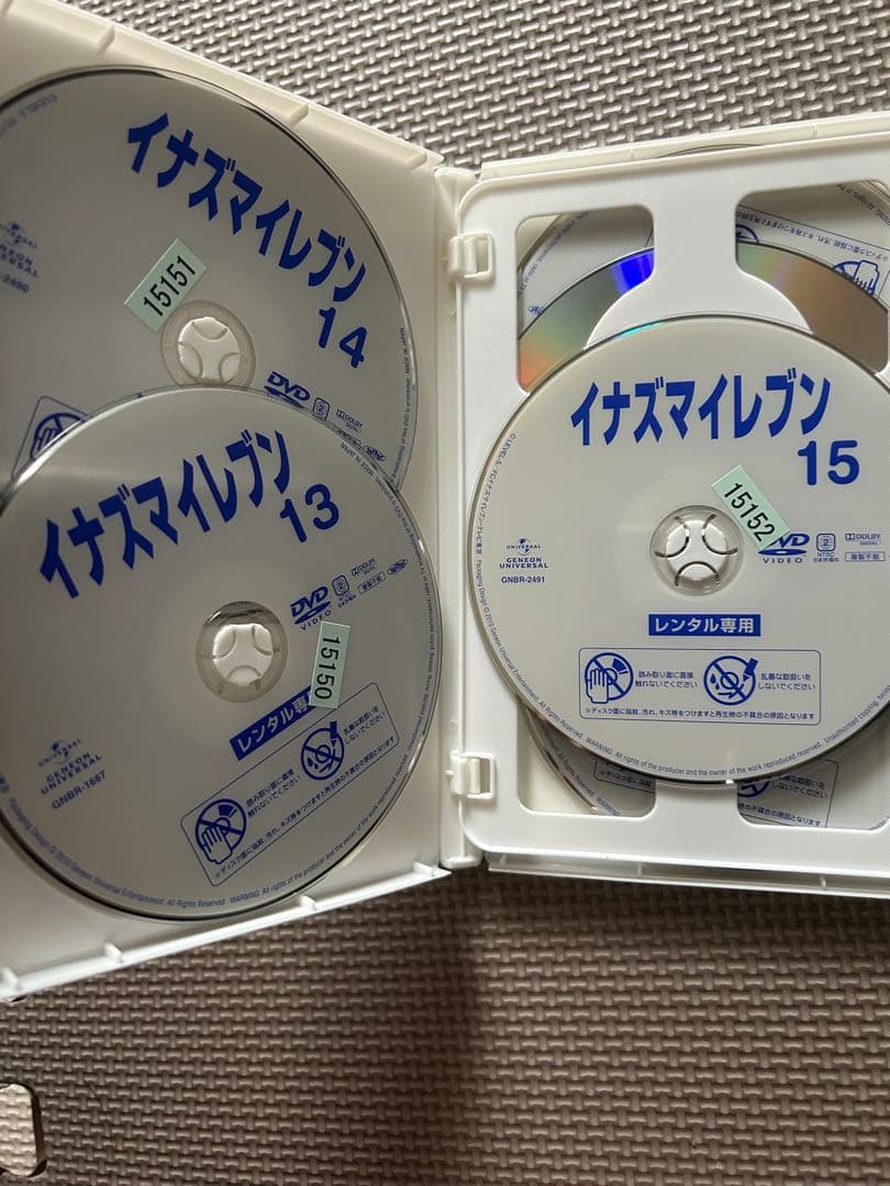 イナズマイレブンアニメレンタル版 DVD全話セット