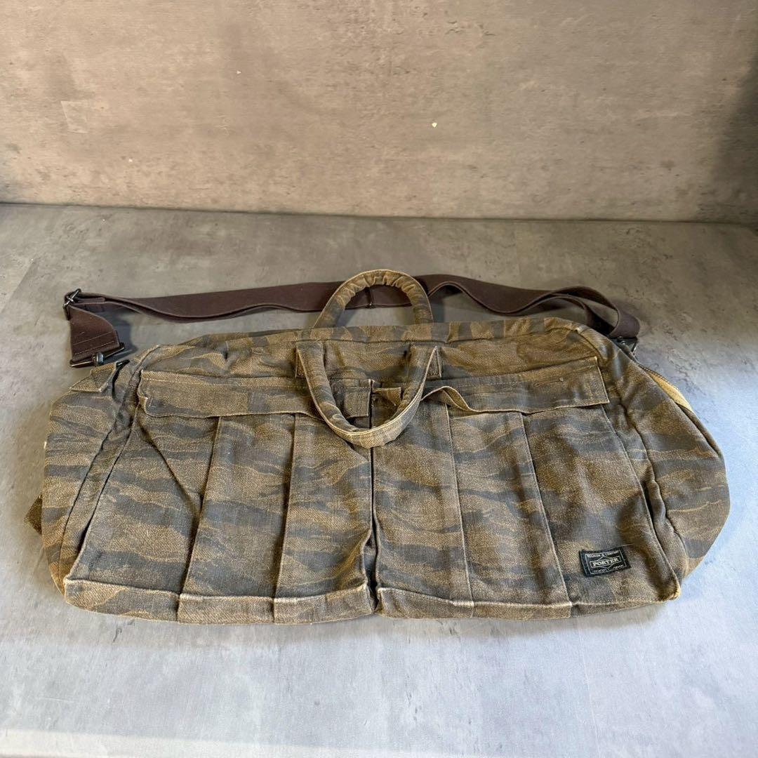 PORTER GREEN EYE BOSTON BAG 吉田カバン　迷彩柄