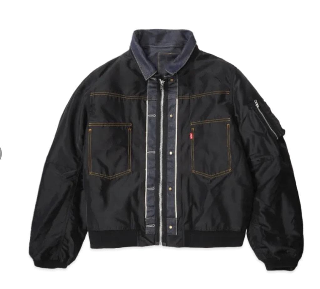 新品 sacai levi's Denim Reversible Blouson