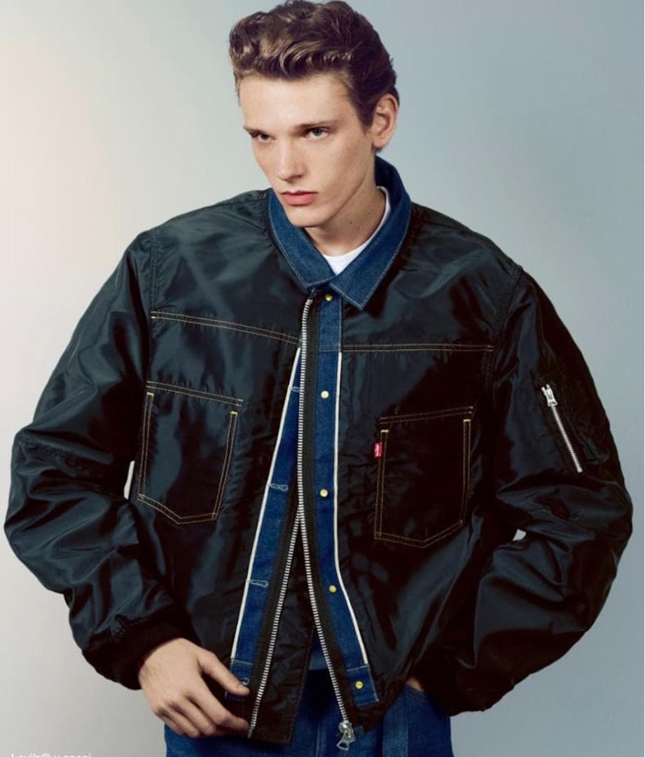 新品 sacai levi's Denim Reversible Blouson