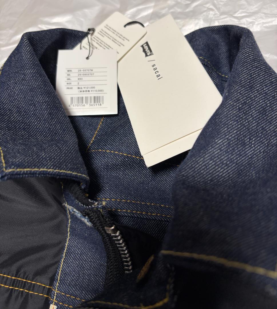 新品 sacai levi's Denim Reversible Blouson