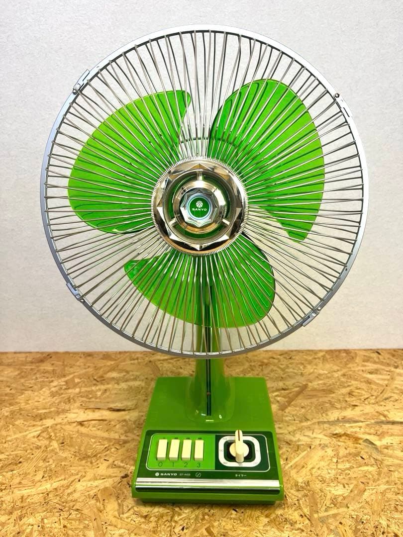 [送料無料　希少品]三洋電機　卓上扇　昭和レトロ