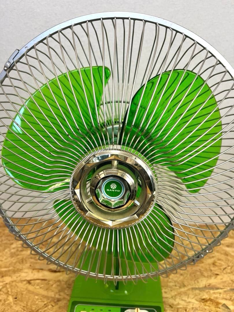 [送料無料　希少品]三洋電機　卓上扇　昭和レトロ