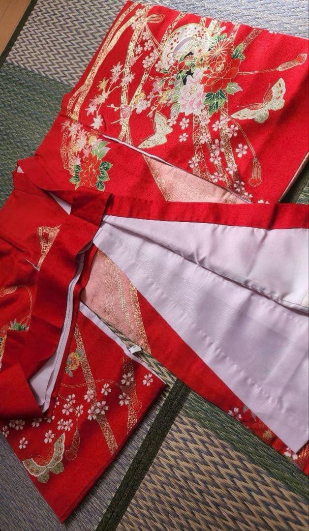 むーたろう　産着(初着)&襦袢セット　七五三　お宮参り　女の子