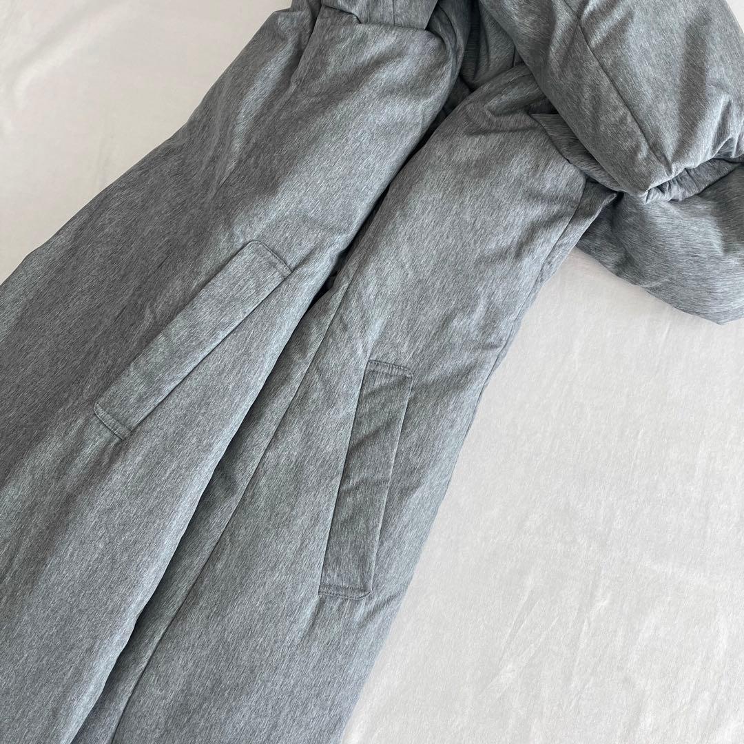 美品 Leilian レリアン ダウンフェザー ショールカラー ロング コート