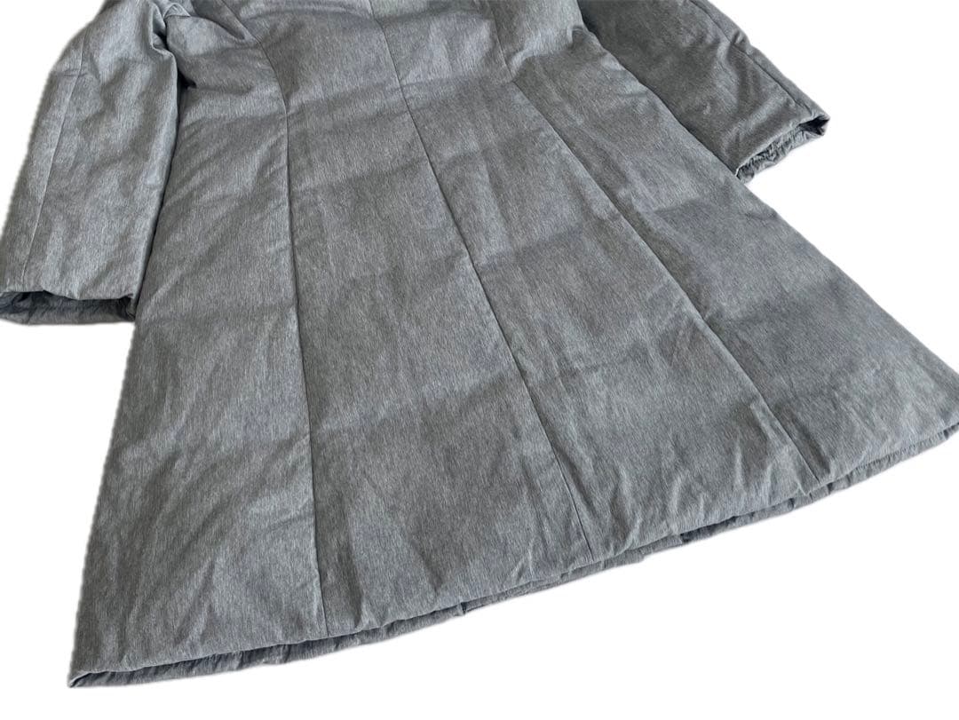 美品 Leilian レリアン ダウンフェザー ショールカラー ロング コート