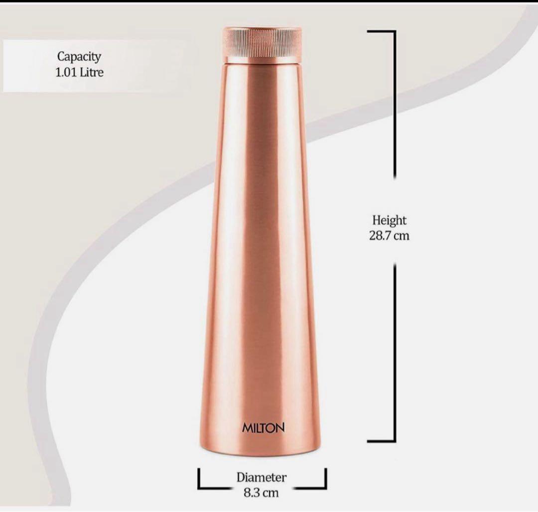 早い者勝ち♡大人気ミルトン製　純銅ウォーターボトル1000ml