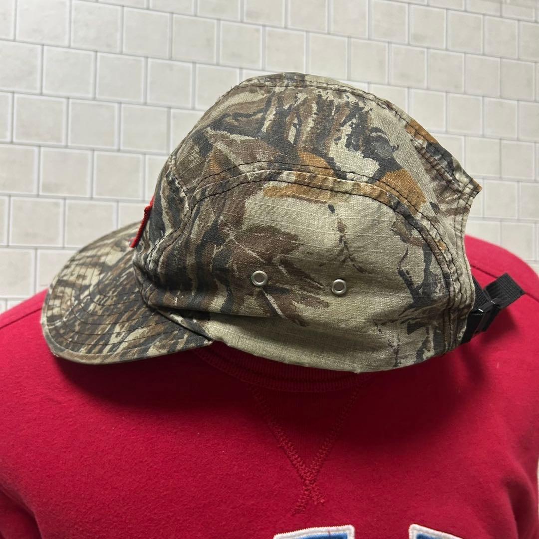 Supreme シュプリーム キャップ 迷彩 カモフラ 赤ボックスロゴ