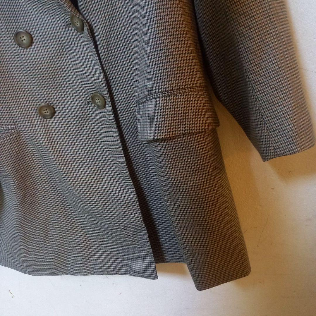 Ameri CHECK JACKET MINI DRESS秋冬羽織りパフスリーブ