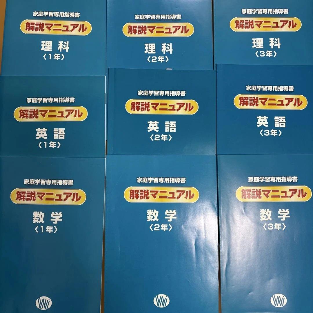 家庭教師 ランナー 教材　数学、英語、理科