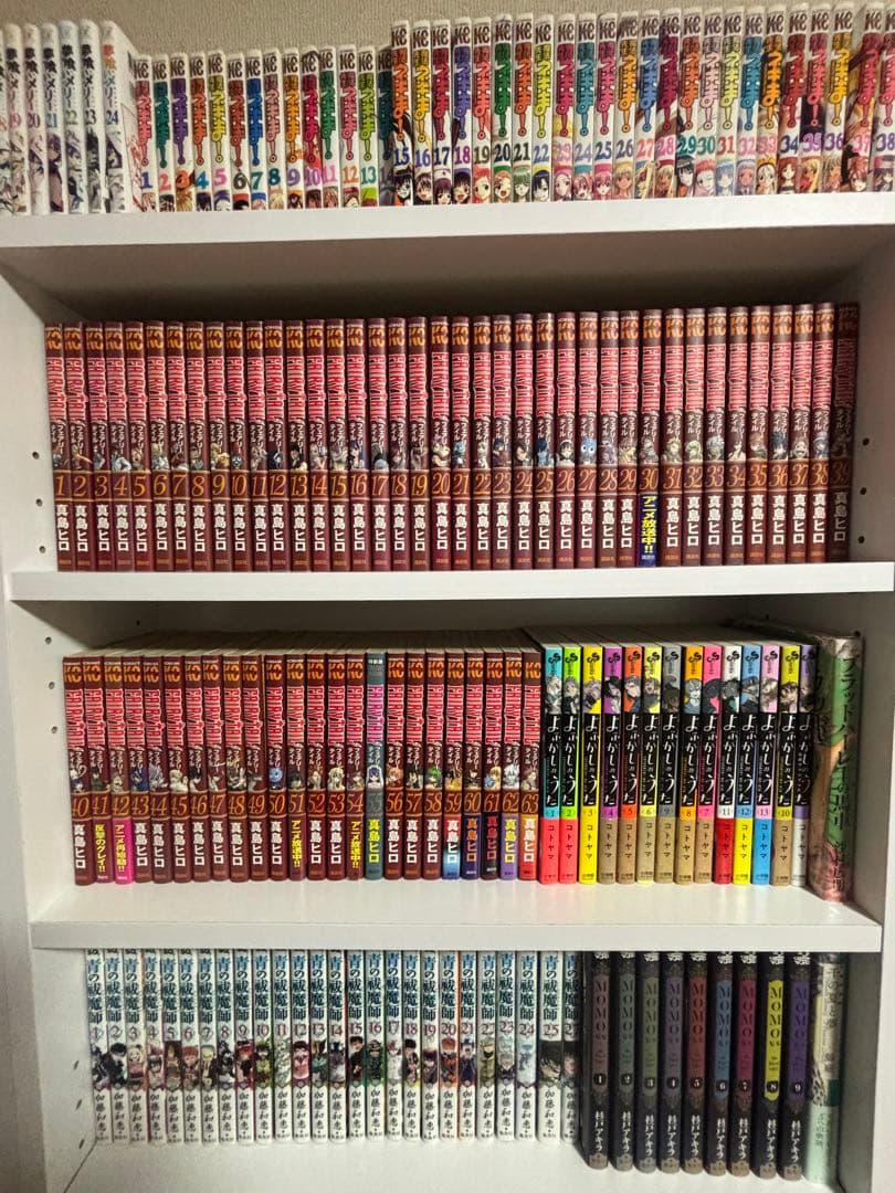 漫画、ラノベ、小説全巻+本棚セット
