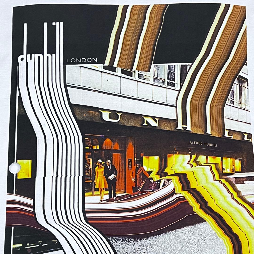 新品・未使用 ダンヒル dunhill ホワイト Tシャツ カットソー ロゴ