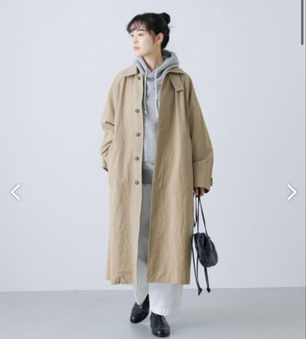 〈新品〉かぐれ　コットンステンカラーコート