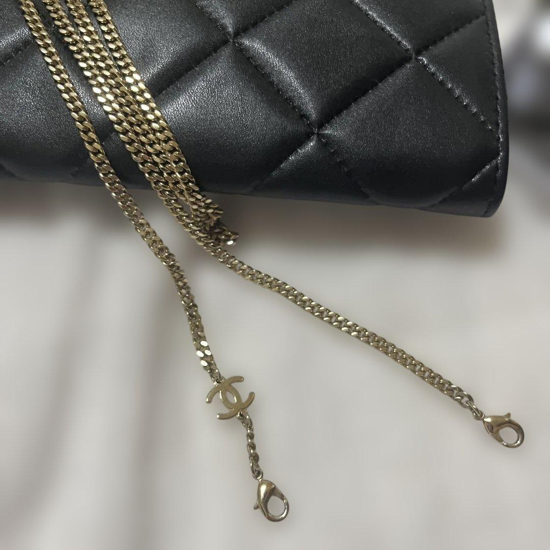 CHANEL スクエア サングラス チェーン付き
