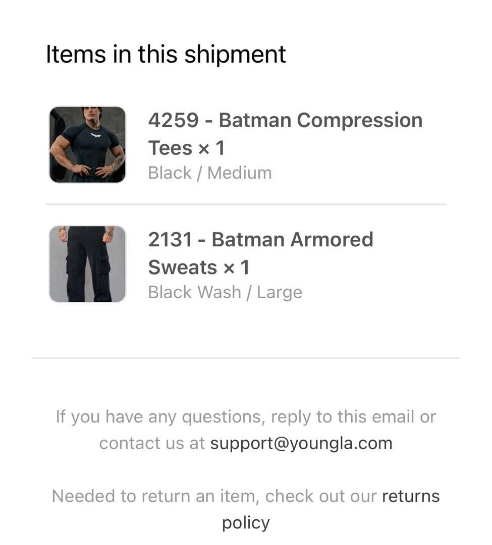✖️BATMAN コンプレッションウェア