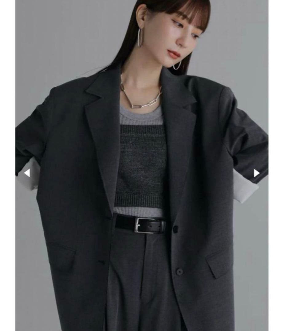 【美品】Louren cutoff tailored jacket