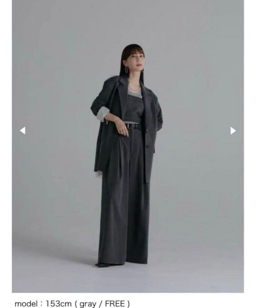 【美品】Louren cutoff tailored jacket
