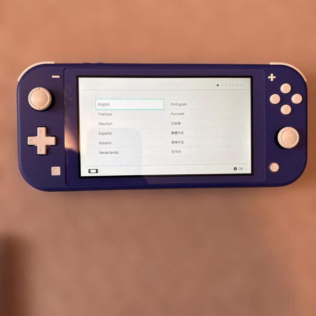 Nintendo Switch Lite blue 充電器・ゲームソフト2本付き