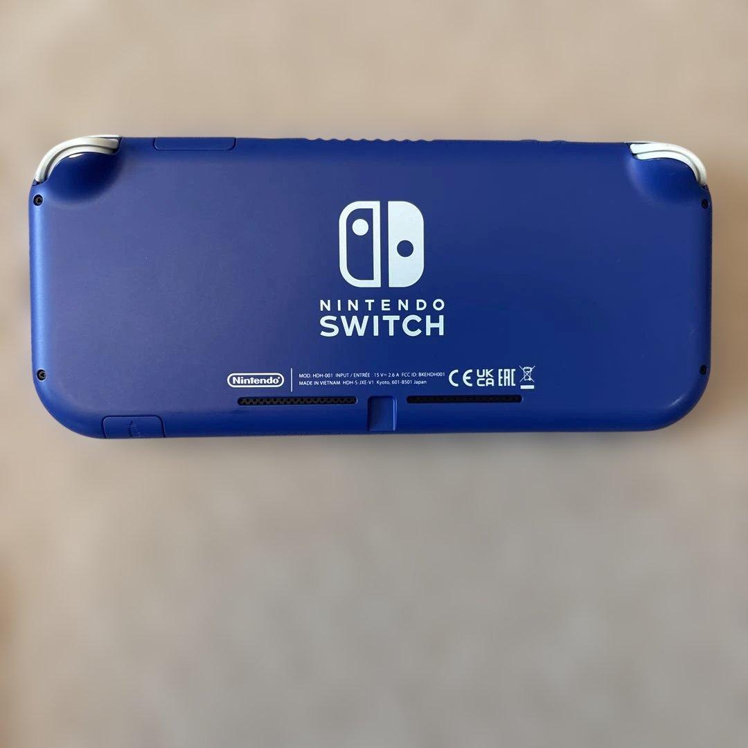 Nintendo Switch Lite blue 充電器・ゲームソフト2本付き