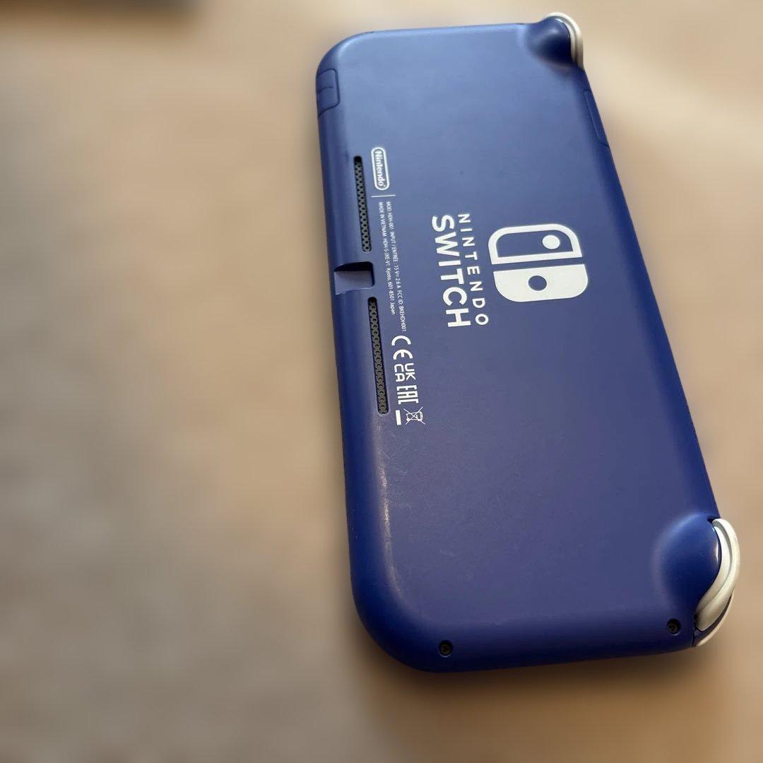 Nintendo Switch Lite blue 充電器・ゲームソフト2本付き