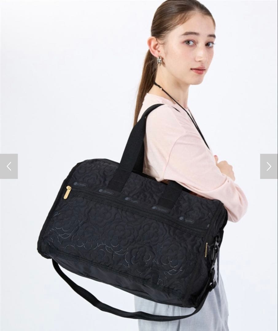 レスポ♡DELUXE MED WEEKENDER 美品　パフィーブロッサムズ