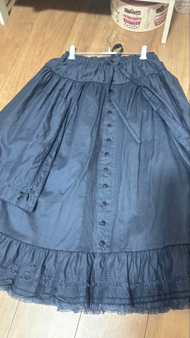 pinkhouse ネイビー　レースセット