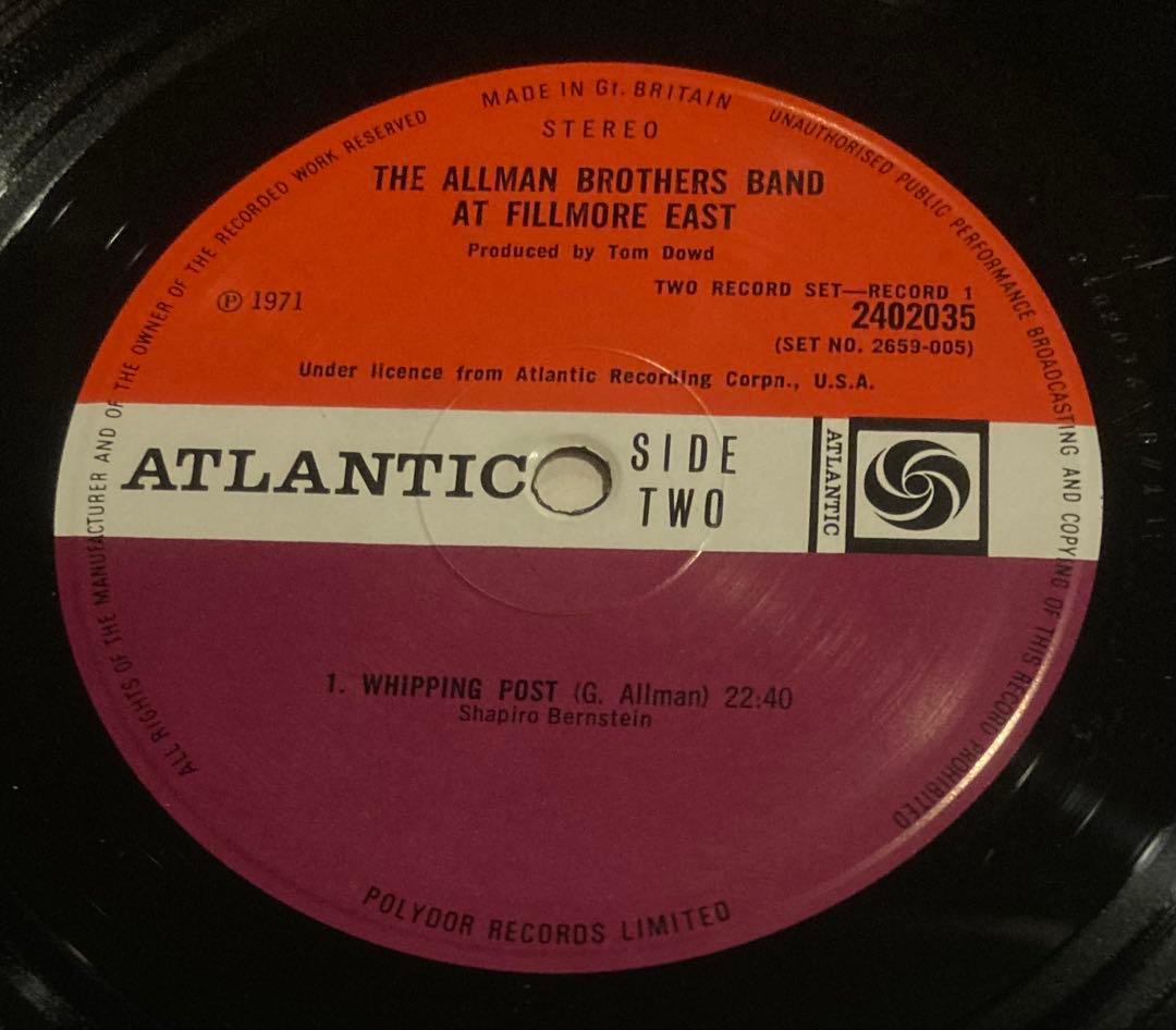 ■最高音質UKオリジナル盤■THE ALLMAN BROTHERS BAND /