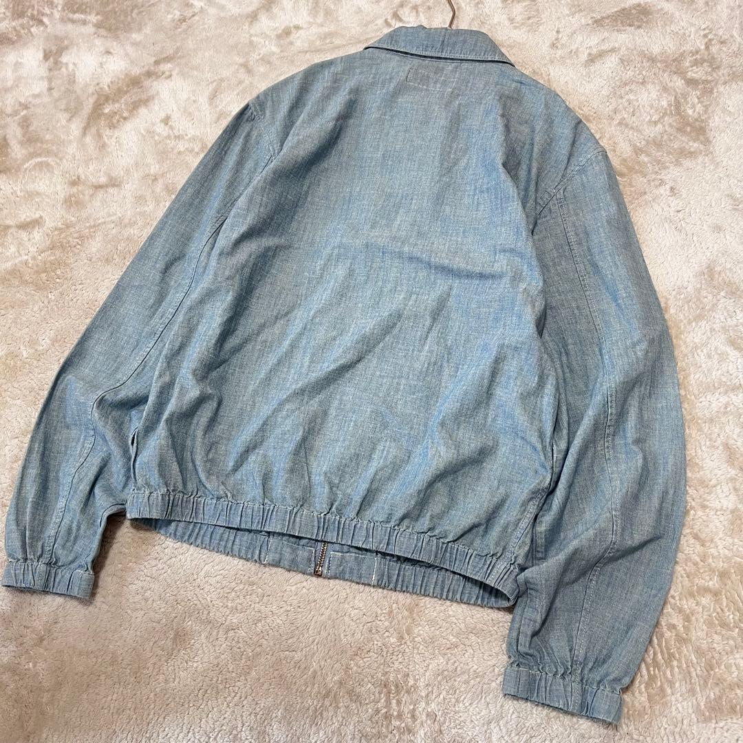 sarunoko　　シャンブレー　スイングトップ　ブルゾン　S