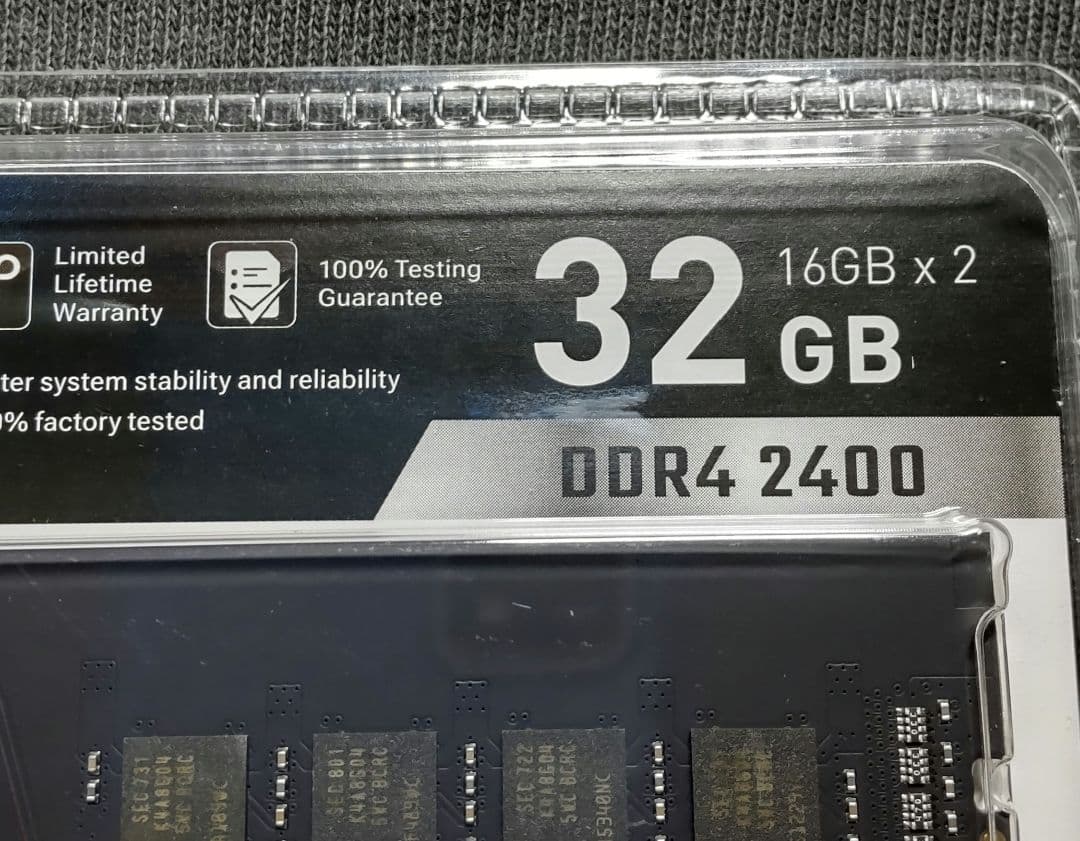 SP 32GB DDR4 2400MHz メモリセット
