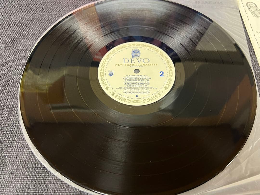 DEVO New Traditionalists LP洋楽　w/7inch
