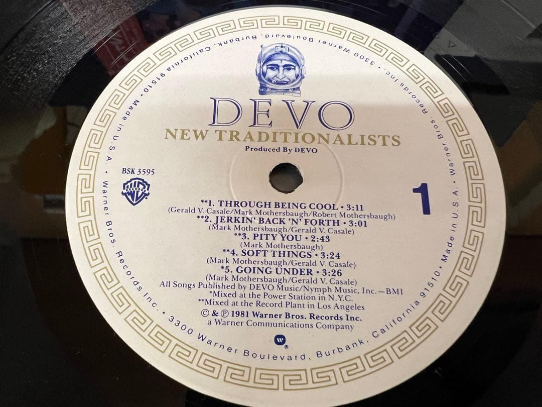 DEVO New Traditionalists LP洋楽　w/7inch